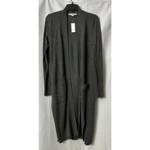 NWT Ann Taylor LOFT‎ Womens Long Sleeve Open Front Shawl Sweater Shirt Size XS